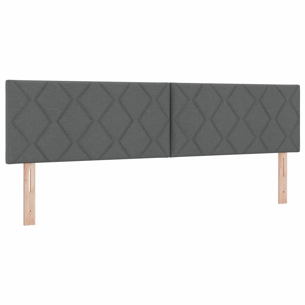 vidaXL Zagłówek Ciemnoszary 180 cm tkanina