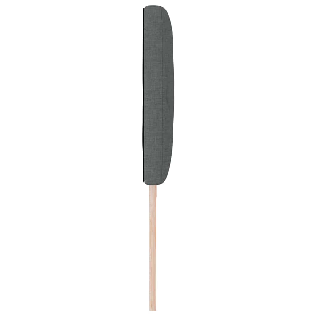 vidaXL Zagłówek Ciemnoszary 200 cm tkanina