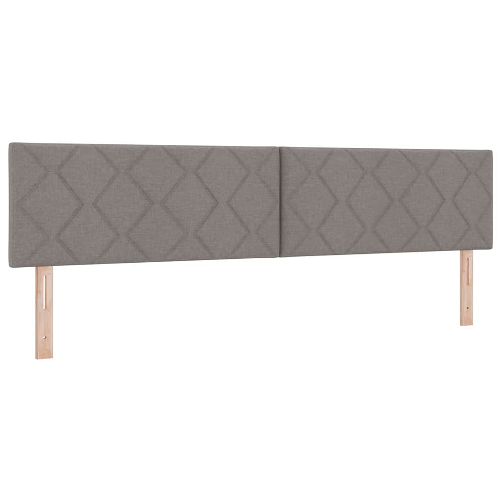 vidaXL Zagłówek Ciemnoszary tkanina
