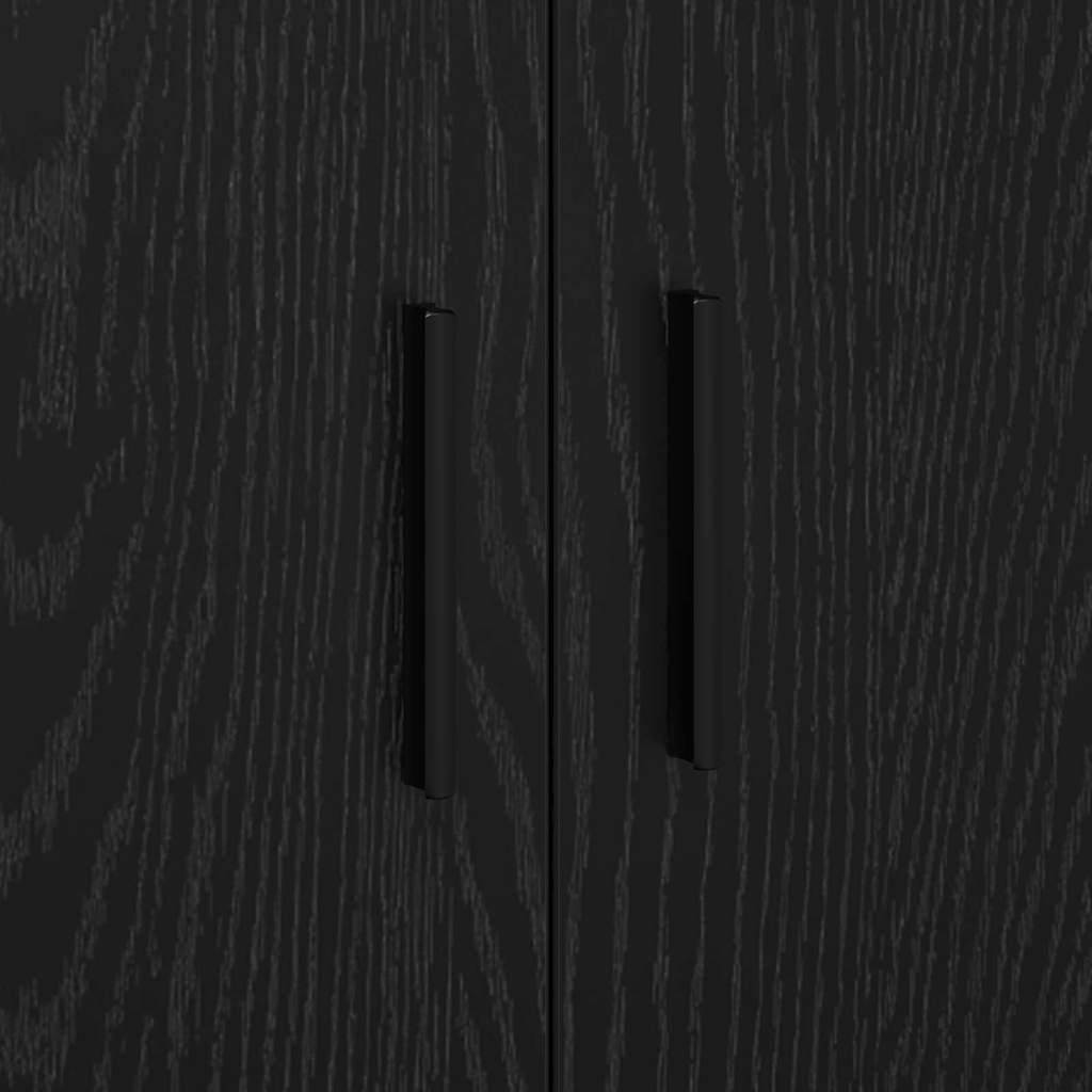 vidaXL Szafka do przechowywania 2 pcs Czarny Dąb 127 x 41 x 40 cm