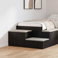 vidaXL Szafka do przechowywania 2 pcs Czarny Dąb 127 x 41 x 40 cm