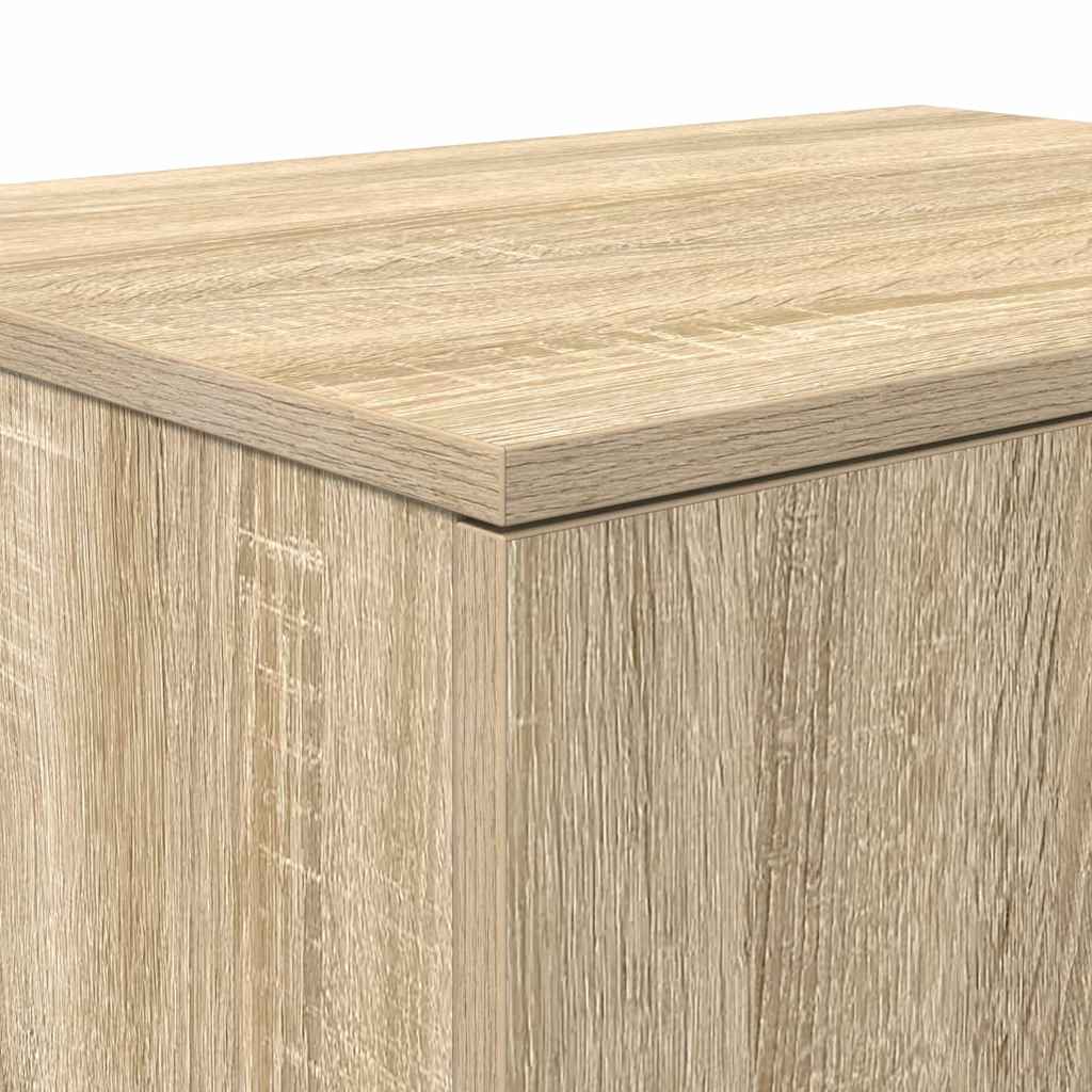 vidaXL Szafka do przechowywania 2 pcs Dąb Sonoma 127 x 41 x 40 cm