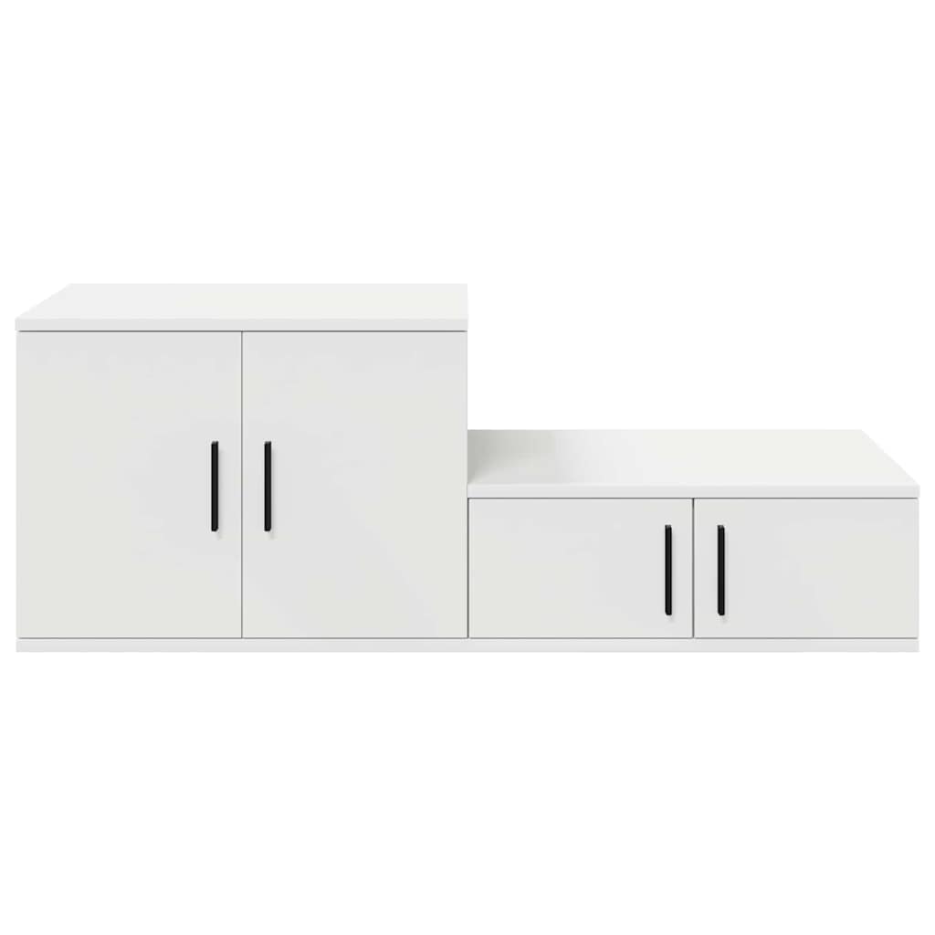 vidaXL Szafka do przechowywania 2 pcs Biały 118 x 41 x 40 cm