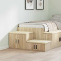 vidaXL Szafka do przechowywania 2 pcs Dąb Sonoma 118 x 41 x 40 cm