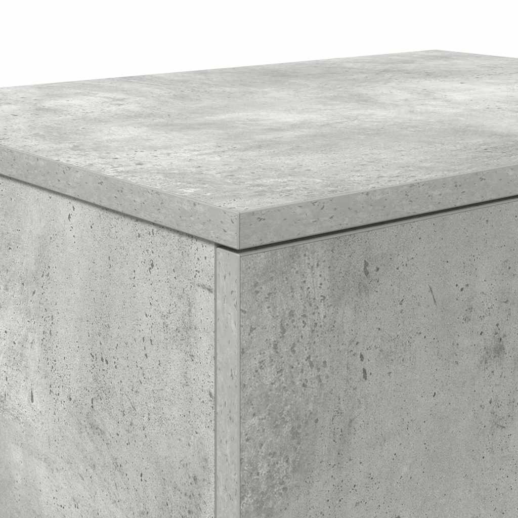 vidaXL Szafka do przechowywania 2 pcs Betonowy szary 118 x 41 x 40 cm