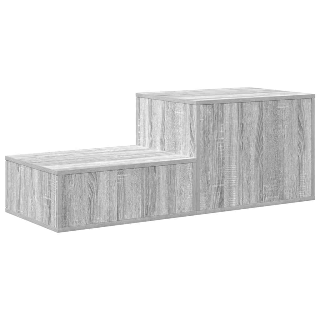 vidaXL Szafka do przechowywania 2 pcs Szary Sonoma 118 x 41 x 40 cm