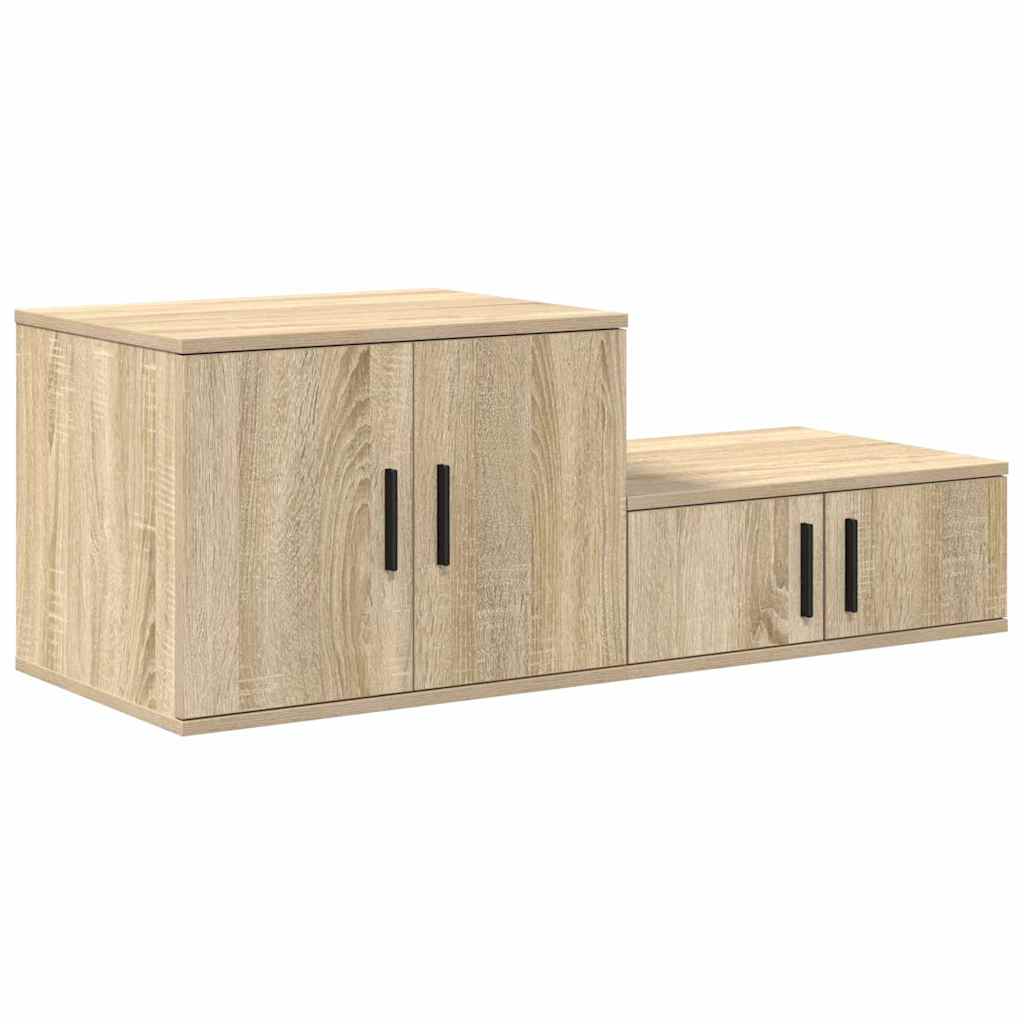 vidaXL Szafka do przechowywania 2 pcs Dąb Sonoma 108 x 41 x 40 cm