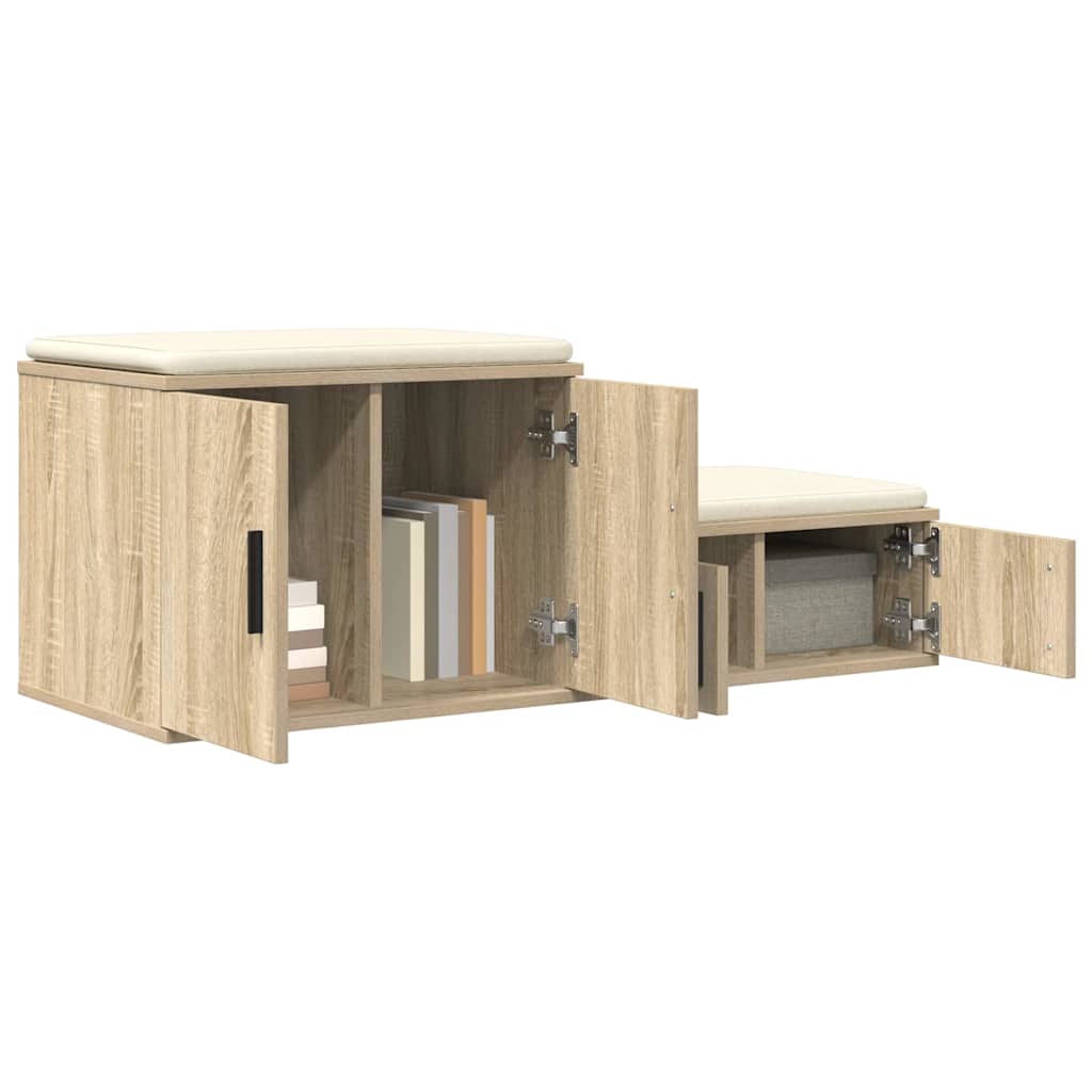 vidaXL Szafka do przechowywania 2 pcs Dąb Sonoma 108 x 41 x 40 cm