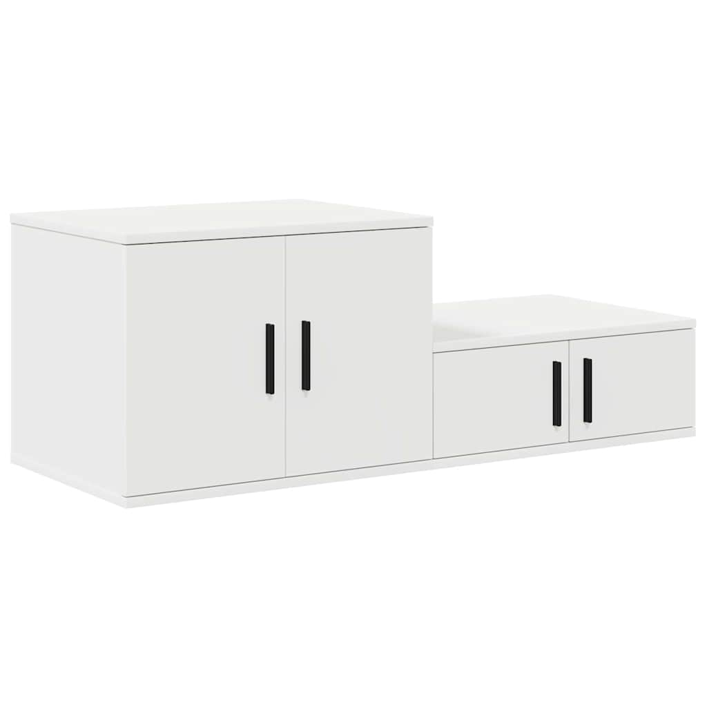 vidaXL Szafka do przechowywania 2 pcs Biały 103 x 41 x 40 cm