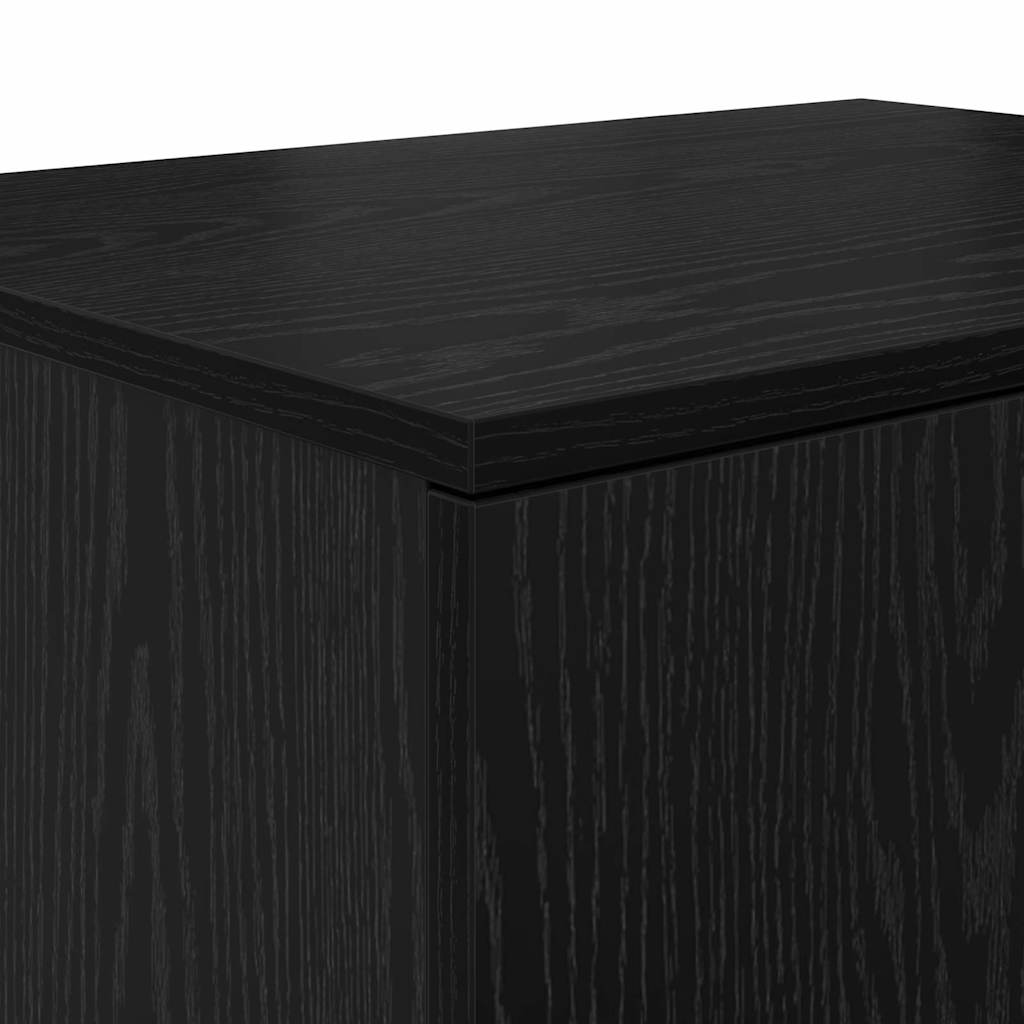 vidaXL Szafka do przechowywania 2 pcs Czarny Dąb 103 x 41 x 40 cm