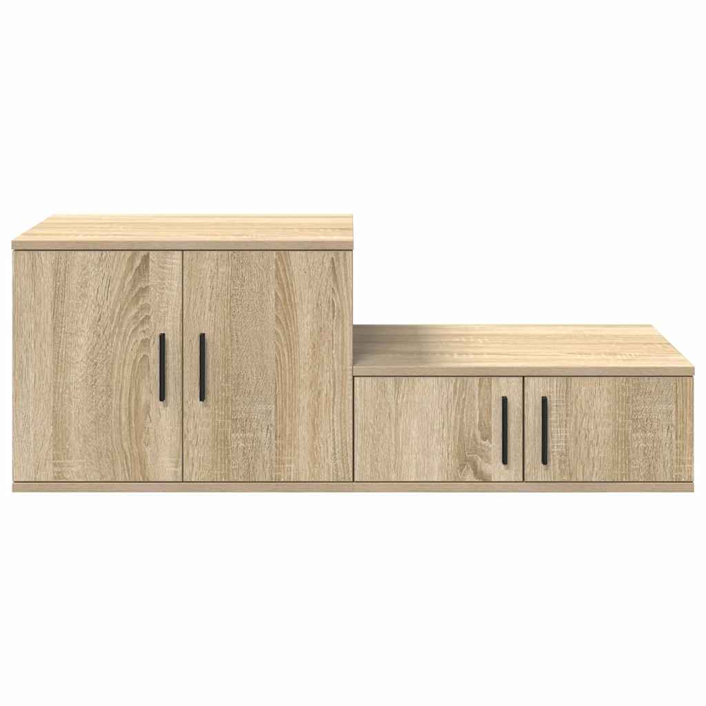 vidaXL Szafka do przechowywania 2 pcs Dąb Sonoma 103 x 41 x 40 cm