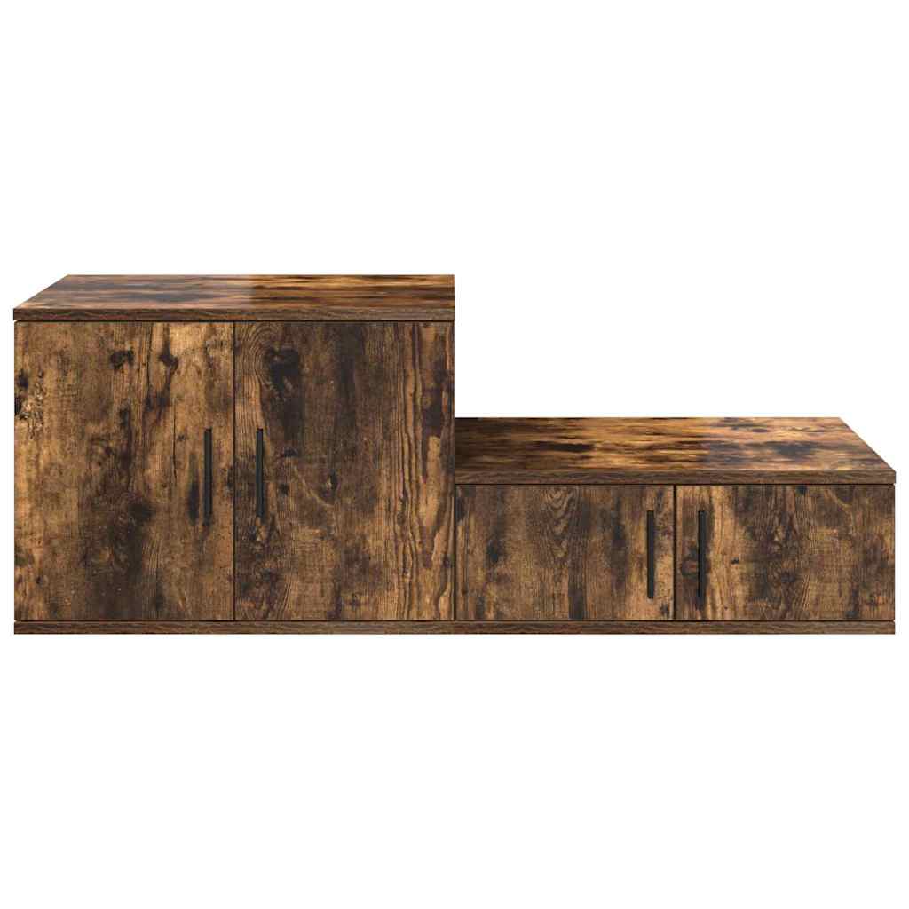 vidaXL Szafka do przechowywania 2 pcs Dąb wędzony 103 x 41 x 40 cm