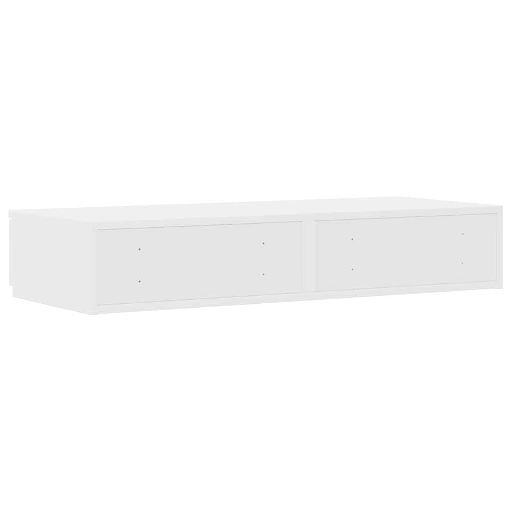 vidaXL Szuflady do łóżka z szufladą Biały 100 x 36,5 x 16,5 cm
