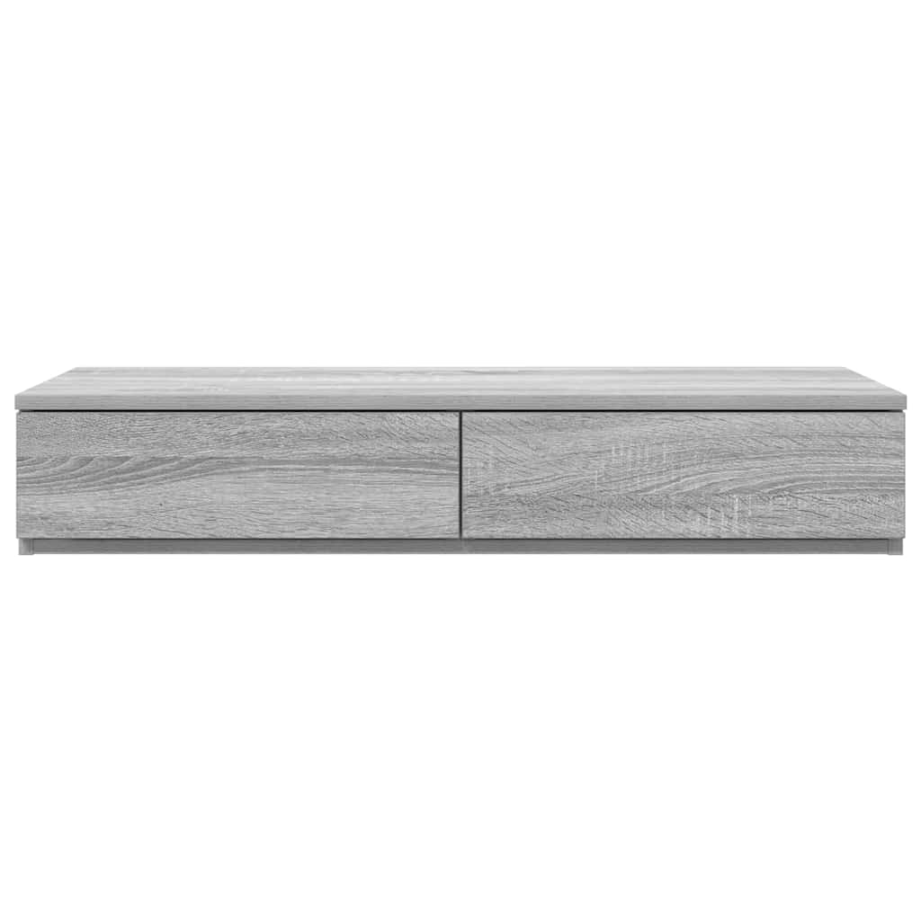 vidaXL Szuflady do łóżka z szufladą Szary Sonoma 100 x 36,5 x 16,5 cm