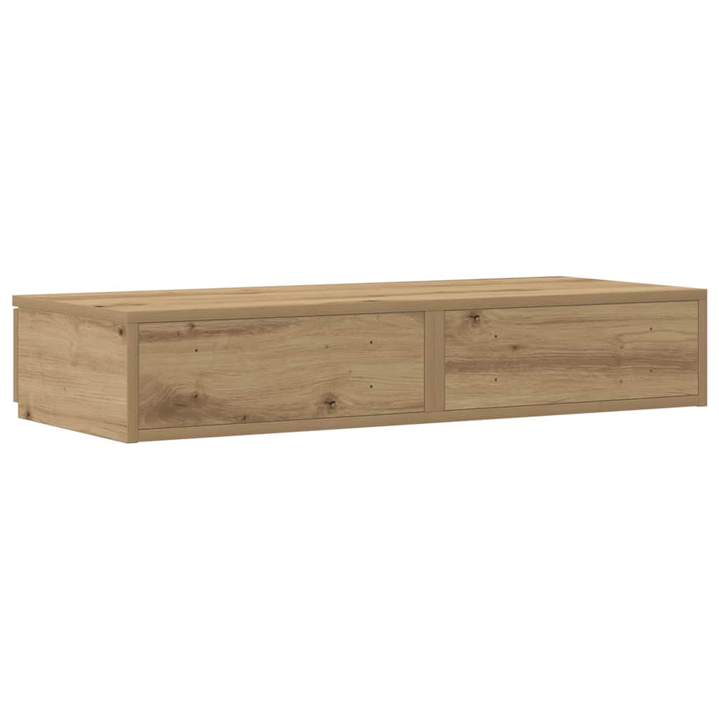 vidaXL Szuflady do łóżka Dąb rzemieślniczy 100 x 36,5 x 16,5 cm