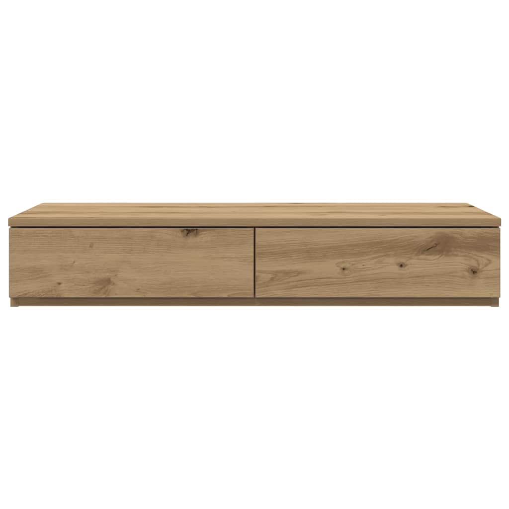 vidaXL Szuflady do łóżka Dąb rzemieślniczy 100 x 36,5 x 16,5 cm