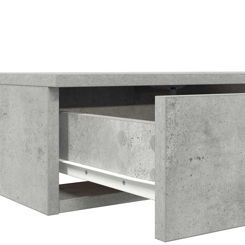 vidaXL Szuflady do łóżka z szufladą Betonowy szary 80 x 36,5 x 16,5 cm