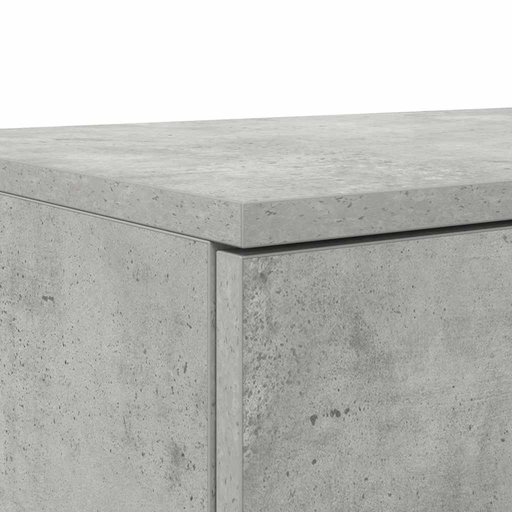 vidaXL Szuflady do łóżka z szufladą Betonowy szary 80 x 36,5 x 16,5 cm