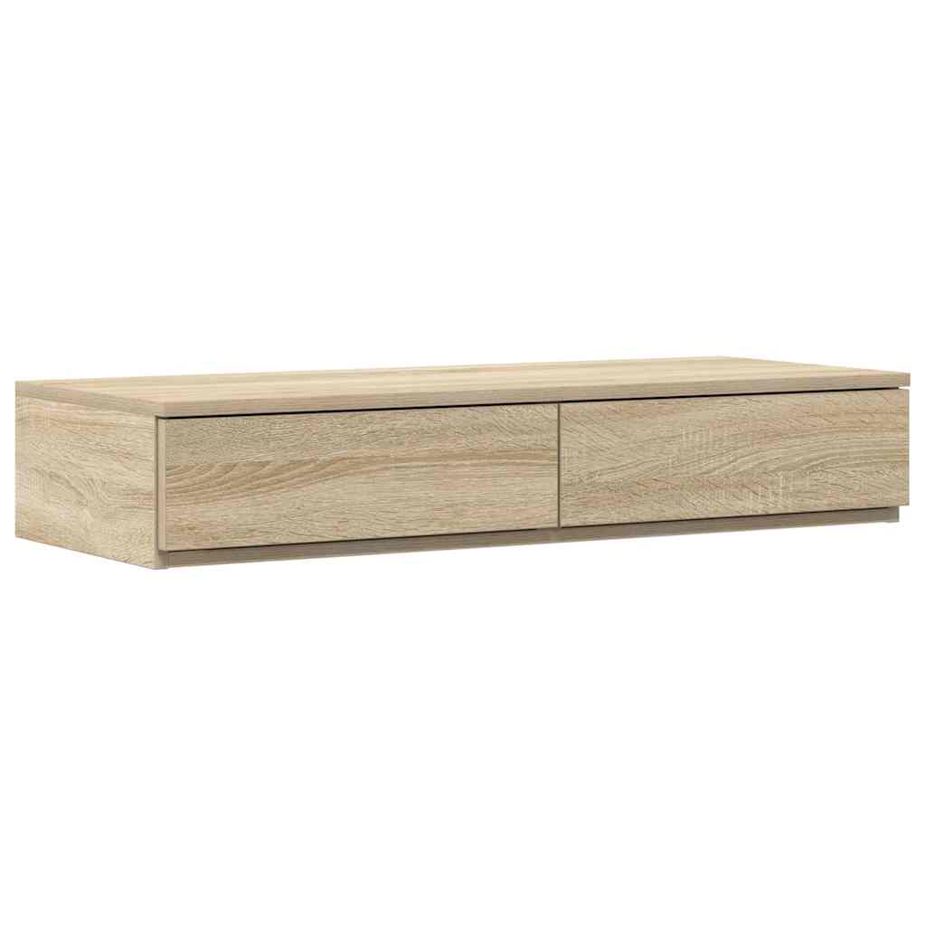 vidaXL Szuflady do łóżka z szufladą Dąb Sonoma 90 x 36,5 x 16,5 cm