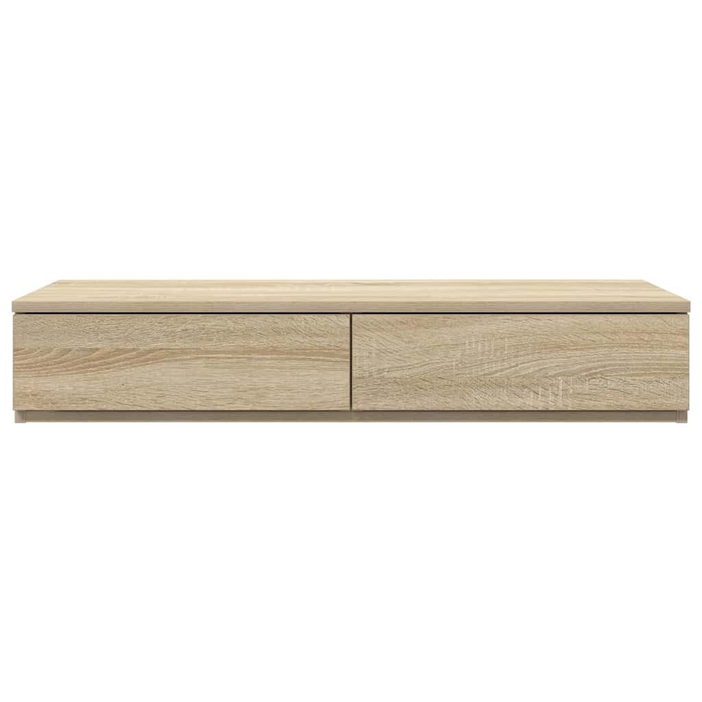 vidaXL Szuflady do łóżka z szufladą Dąb Sonoma 90 x 36,5 x 16,5 cm