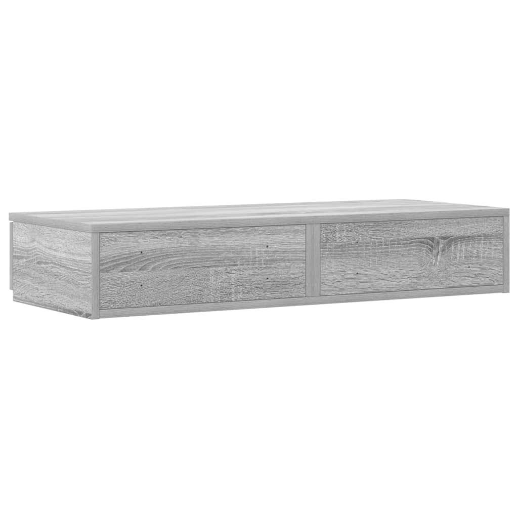 vidaXL Szuflady do łóżka z szufladą Szary Sonoma 90 x 36,5 x 16,5 cm