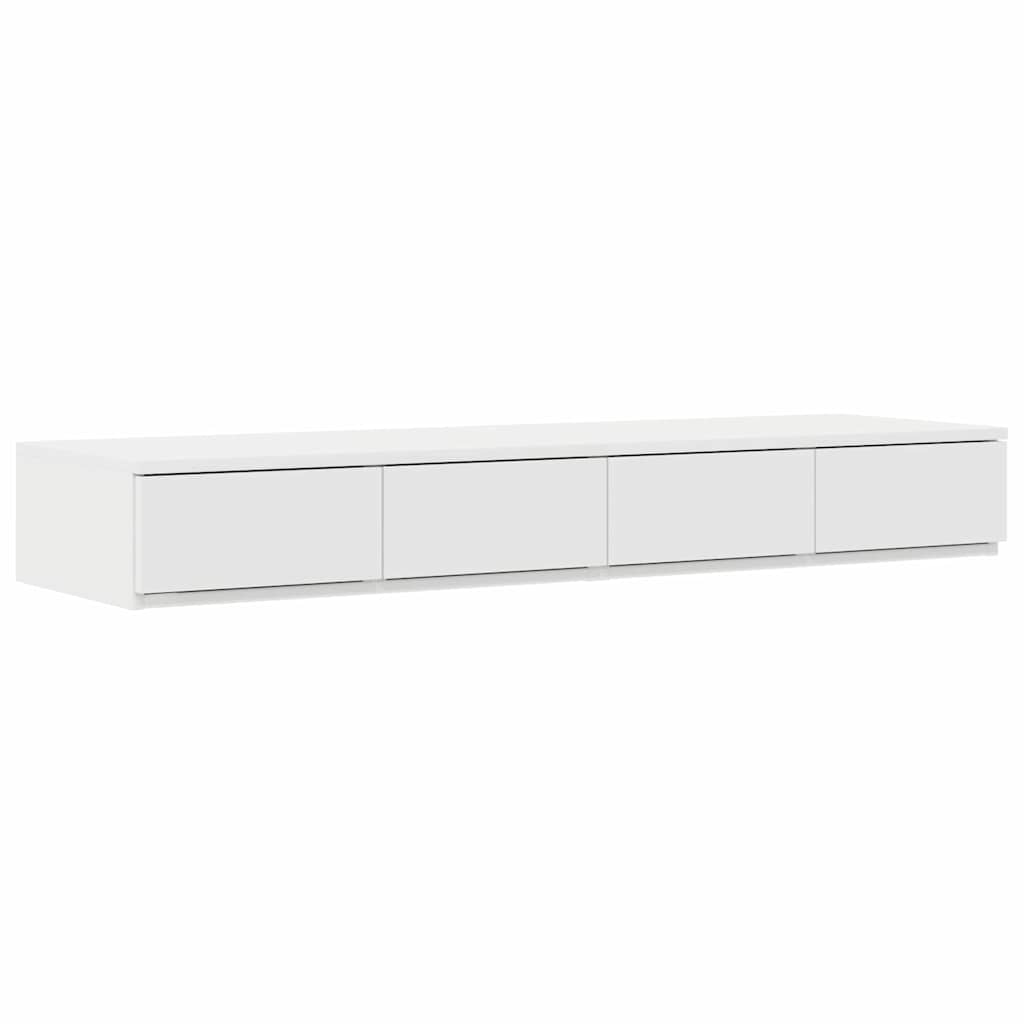 vidaXL Szuflady do łóżka z szufladą Biały 120 x 36,5 x 16,5 cm