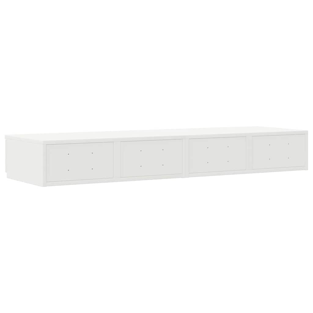 vidaXL Szuflady do łóżka z szufladą Biały 120 x 36,5 x 16,5 cm