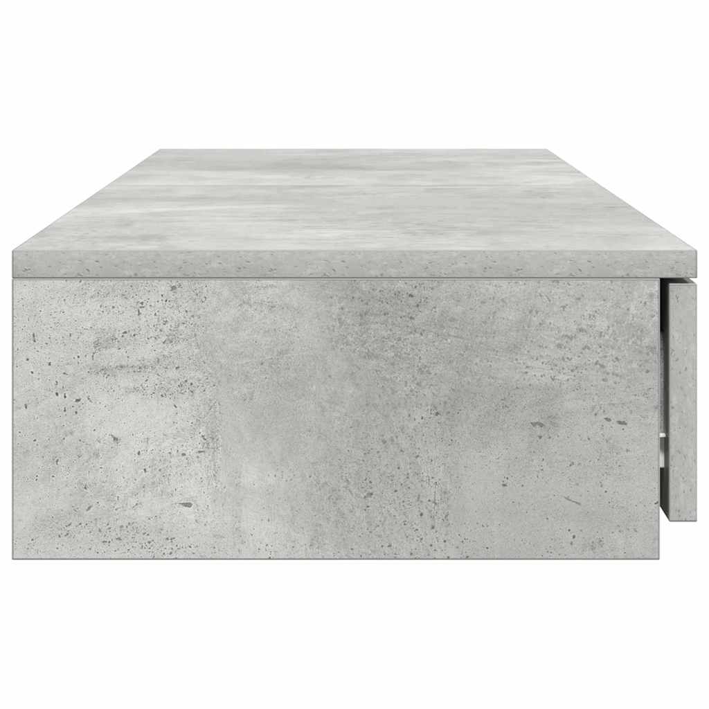 vidaXL Szuflady do łóżka Betonowy szary 120 x 36,5 x 16,5 cm