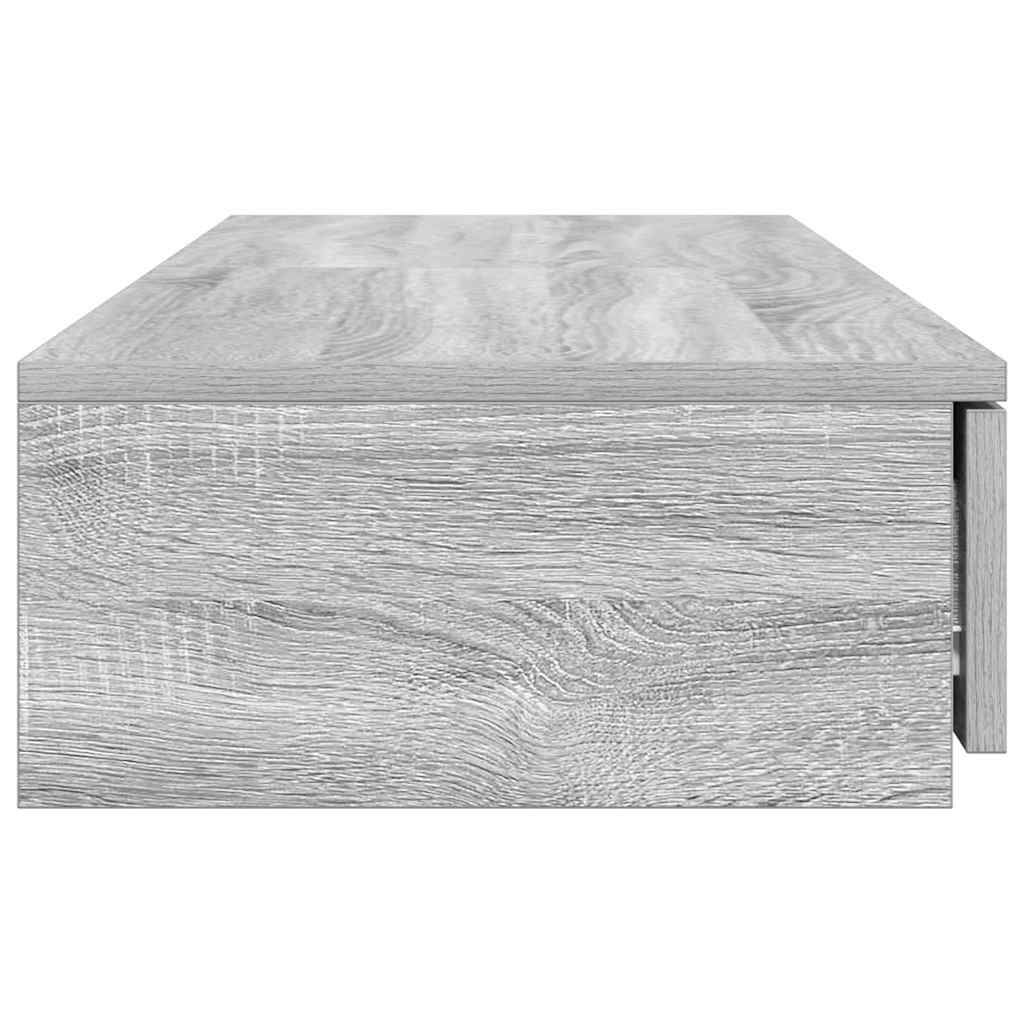 vidaXL Szuflady do łóżka z szufladą Szary Sonoma 120 x 36,5 x 16,5 cm