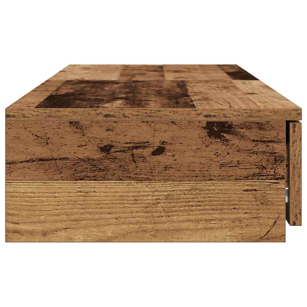 vidaXL Szuflady do łóżka z szufladą Stare drewno 120 x 36,5 x 16,5 cm