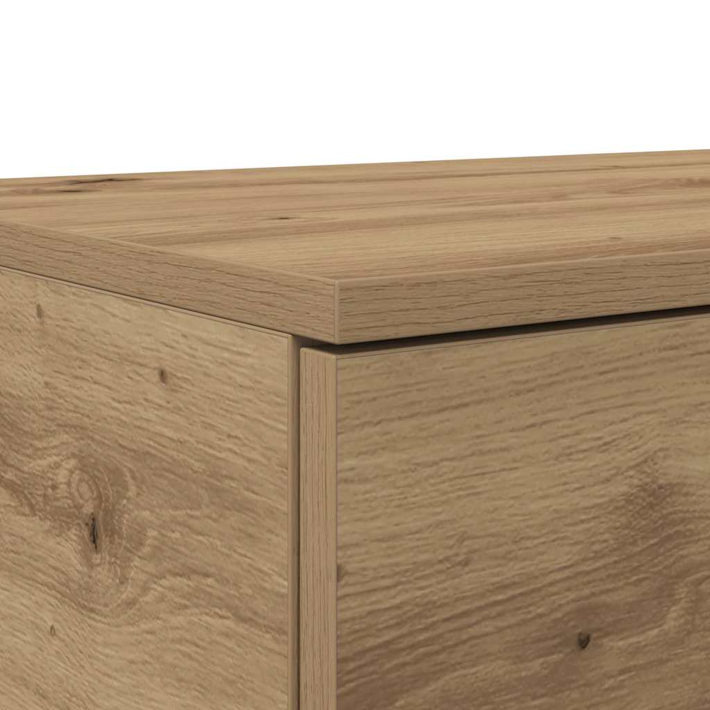 vidaXL Szuflady do łóżka Dąb rzemieślniczy 150 x 36,5 x 16,5 cm