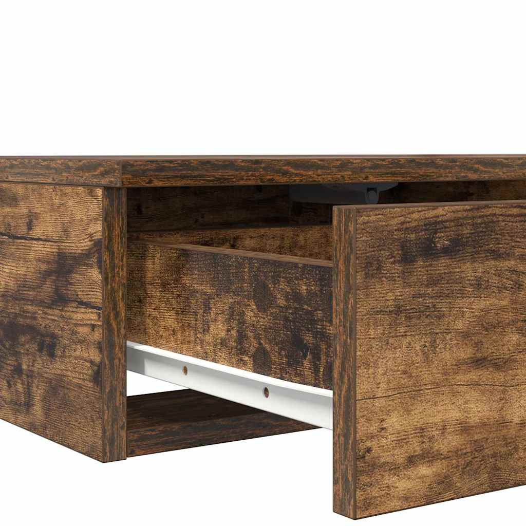 vidaXL Szuflady do łóżka Dąb wędzony 75 x 36,5 x 16,5 cm