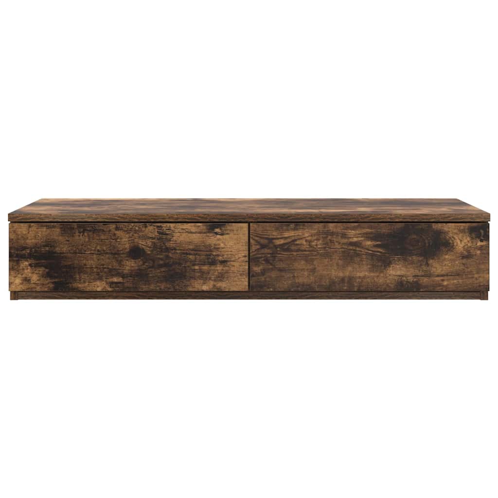 vidaXL Szuflady do łóżka Dąb wędzony 75 x 36,5 x 16,5 cm