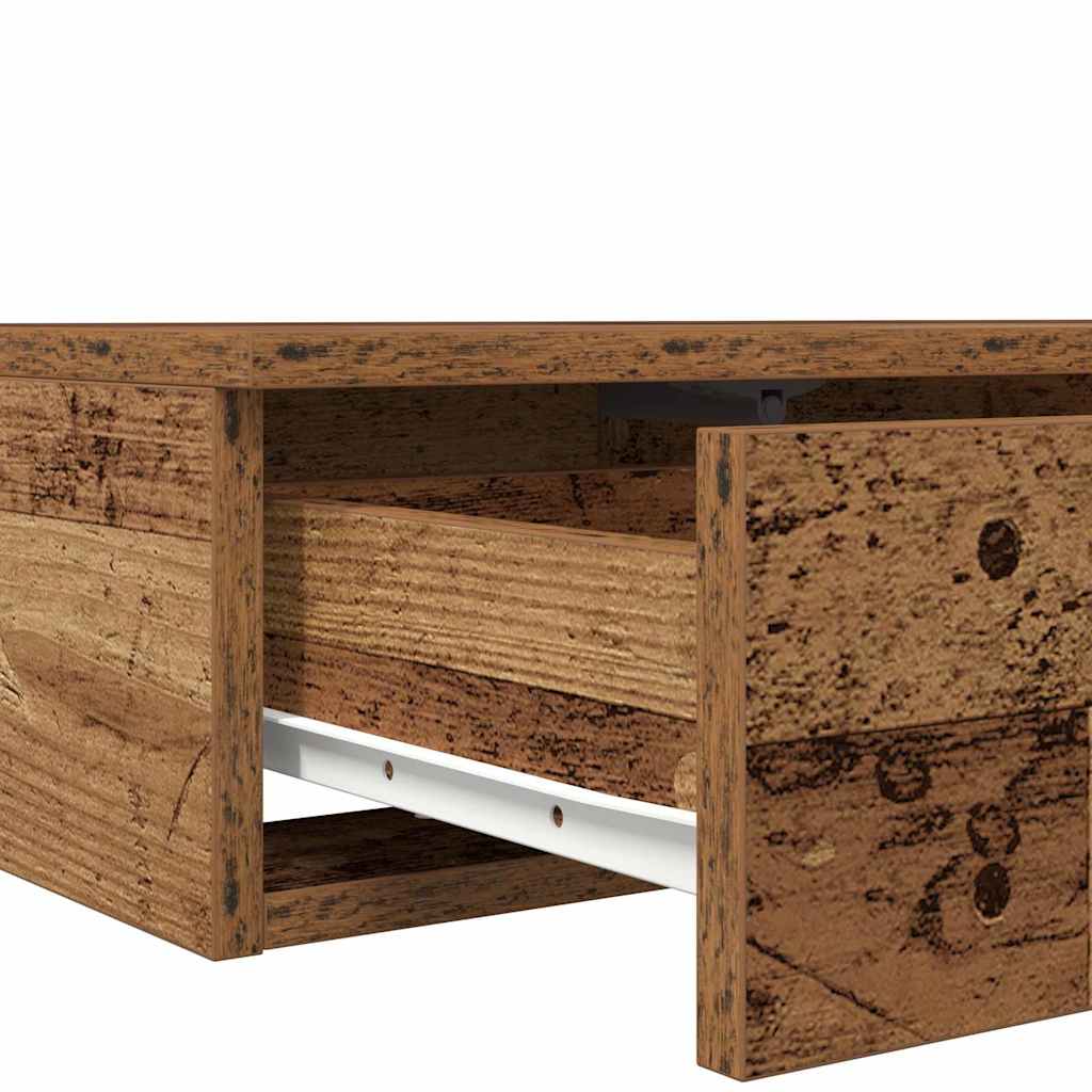 vidaXL Szuflady do łóżka Stare drewno 75 x 36,5 x 16,5 cm