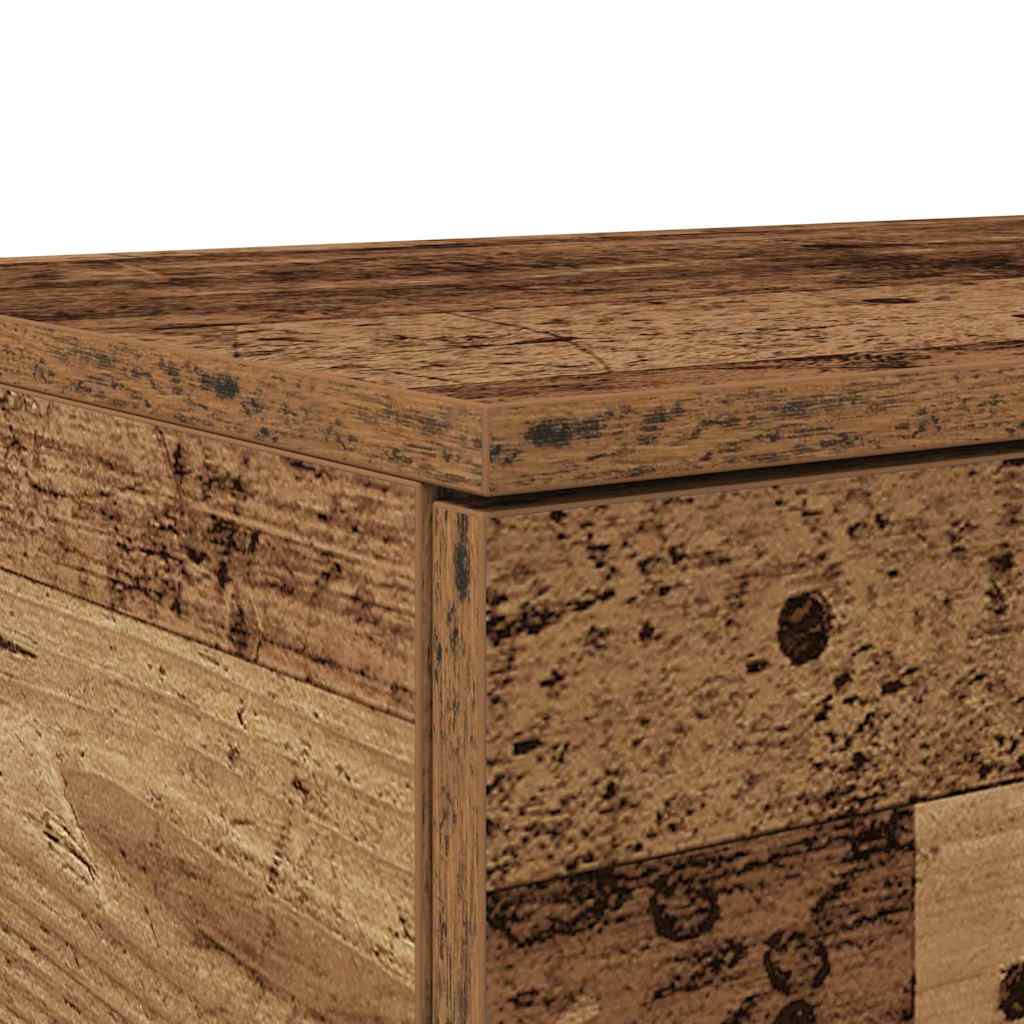 vidaXL Szuflady do łóżka Stare drewno 75 x 36,5 x 16,5 cm