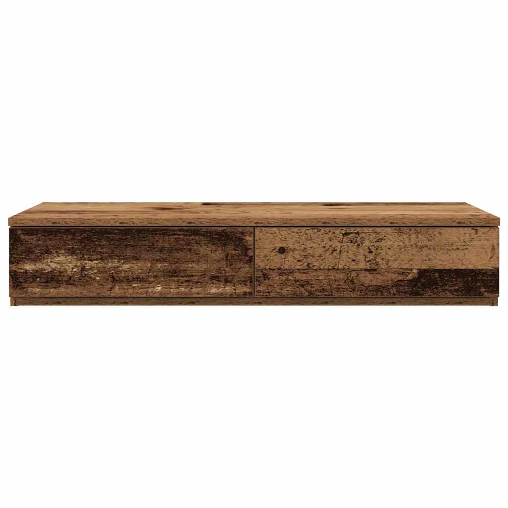vidaXL Szuflady do łóżka Stare drewno 75 x 36,5 x 16,5 cm