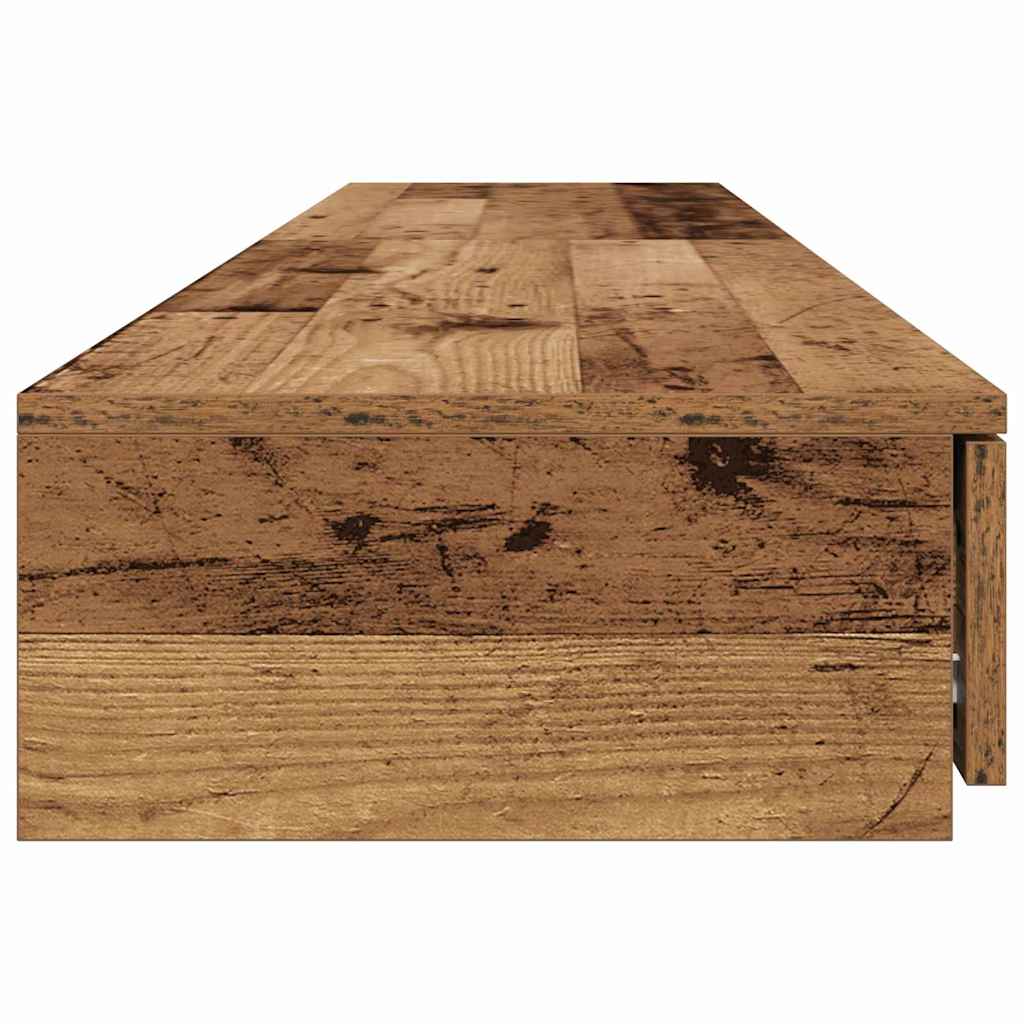 vidaXL Szuflady do łóżka z szufladą Stare drewno 180 x 36,5 x 16,5 cm