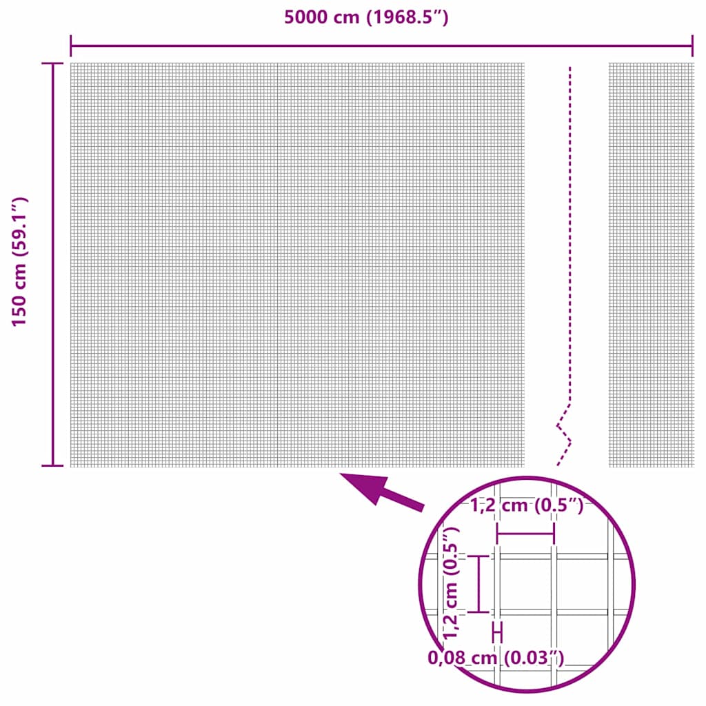 vidaXL Spawana siatka ogrodzeniowa Zielony