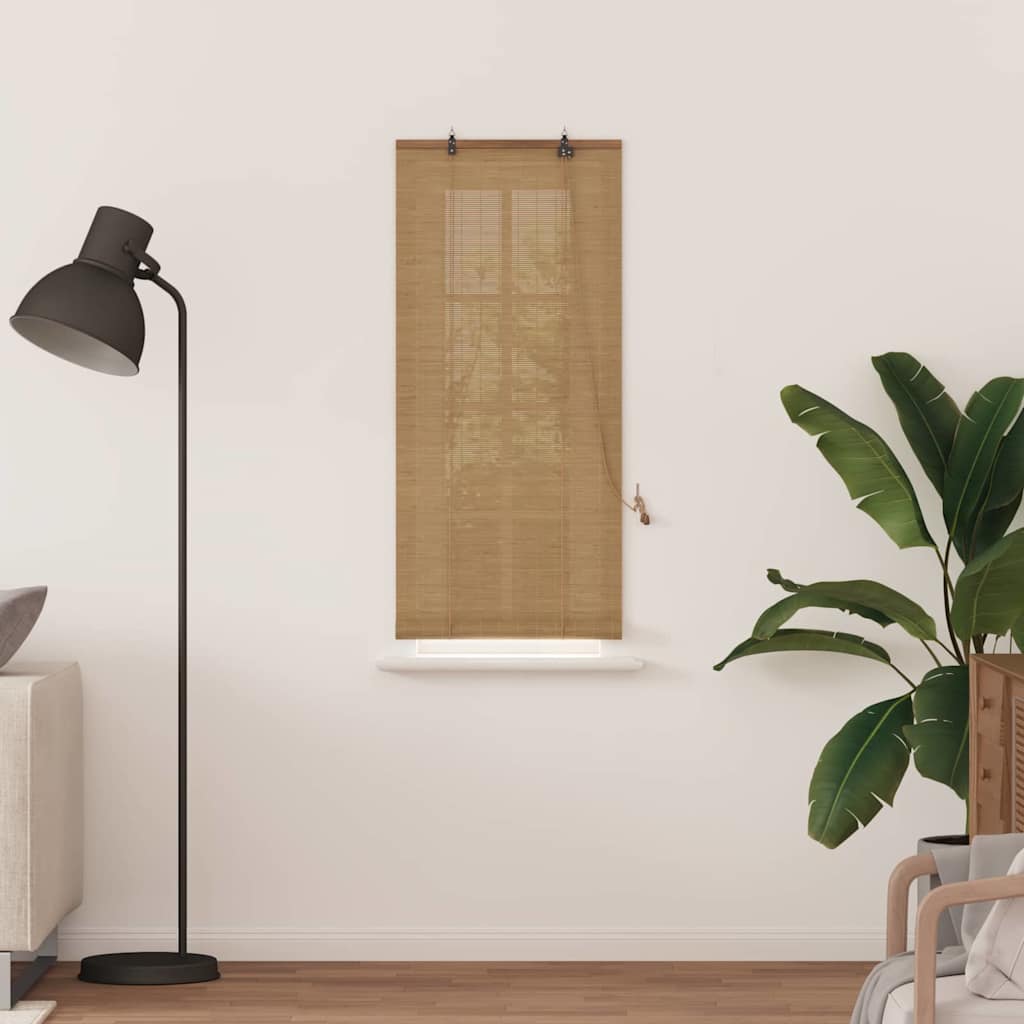 vidaXL Roleta brązowy 60 x 160 cm Bambus