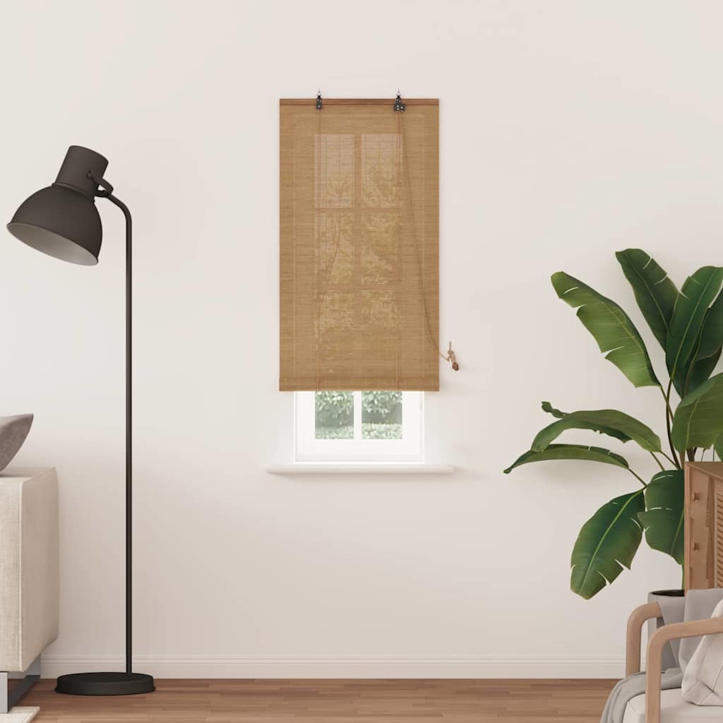 vidaXL Roleta brązowy 60 x 220 cm Bambus