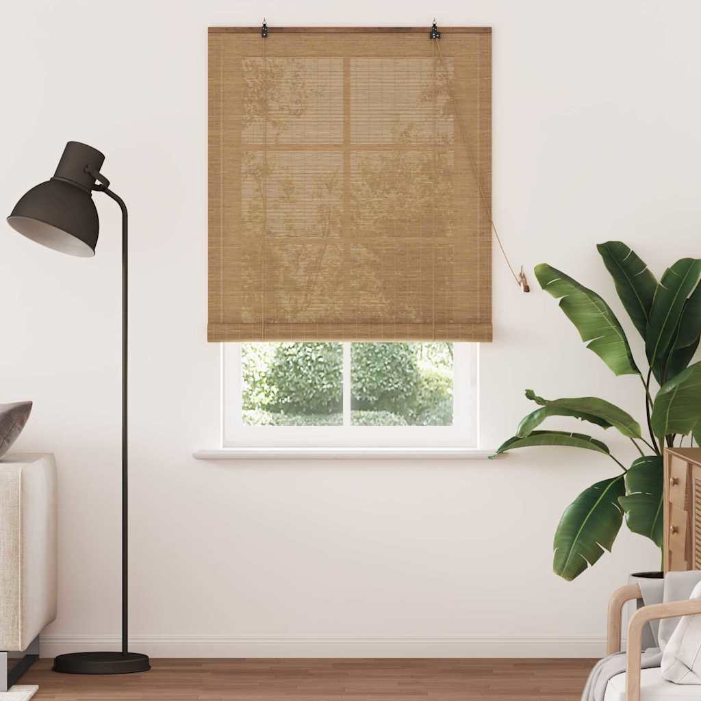 vidaXL Roleta brązowy 100 x 220 cm Bambus