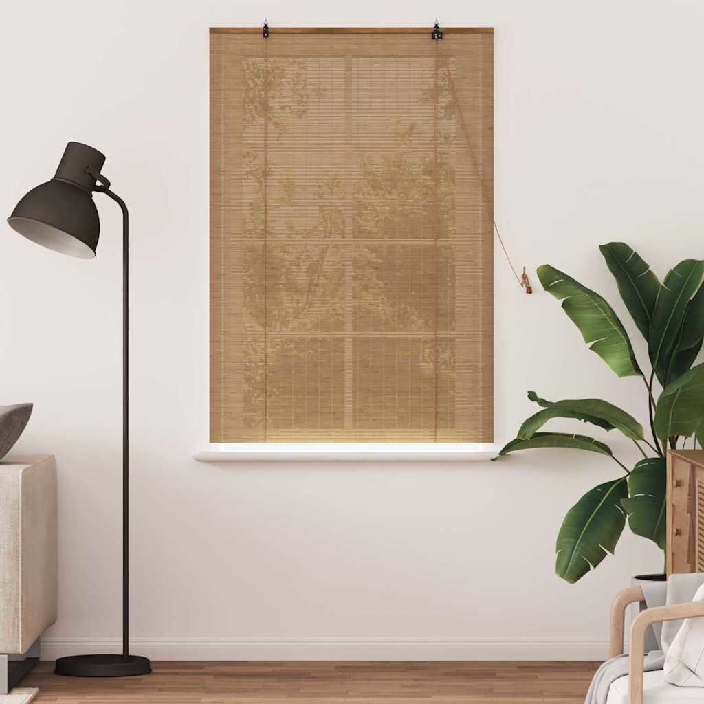 vidaXL Roleta brązowy 110 x 160 cm Bambus
