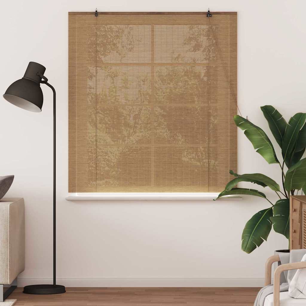 vidaXL Roleta brązowy 140 x 160 cm Bambus