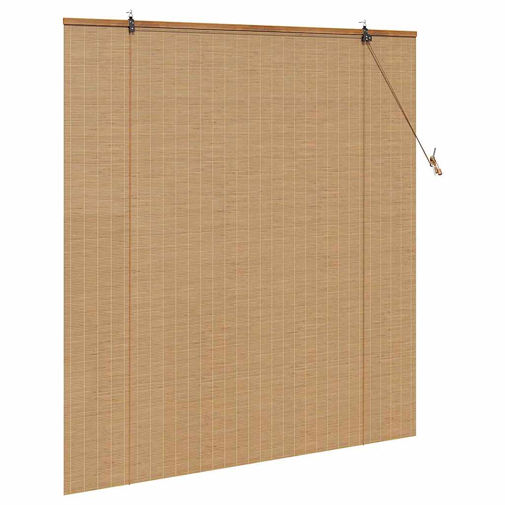 vidaXL Roleta brązowy 140 x 160 cm Bambus