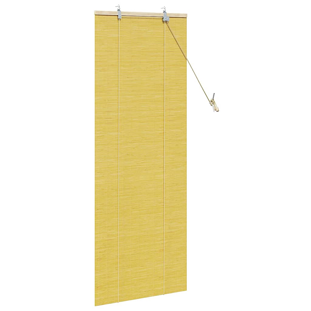 vidaXL Roleta żółty 60 x 160 cm Bambus