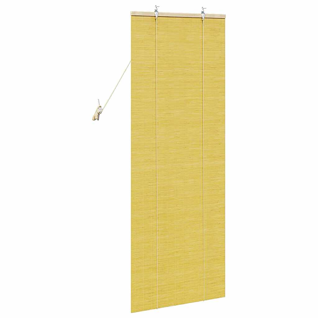 vidaXL Roleta żółty 60 x 160 cm Bambus