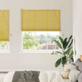 vidaXL Roleta żółty 140 x 220 cm Bambus