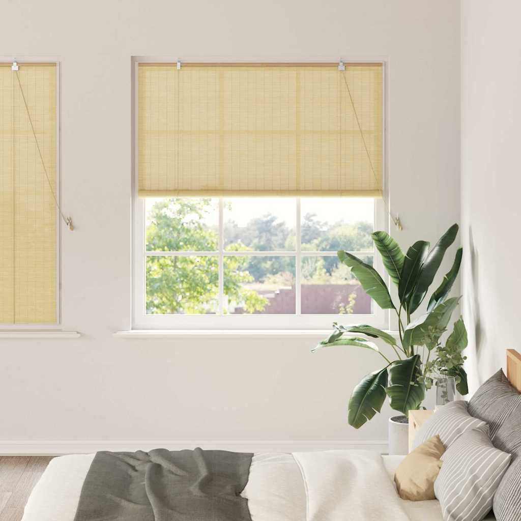 vidaXL Roleta natura 140 x 160 cm Bambus