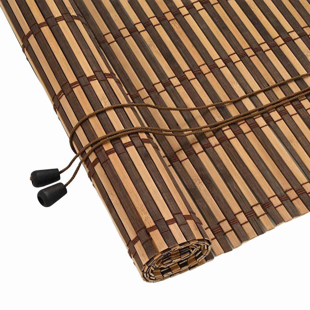vidaXL Roleta brązowy 90 x 220 cm Bambus