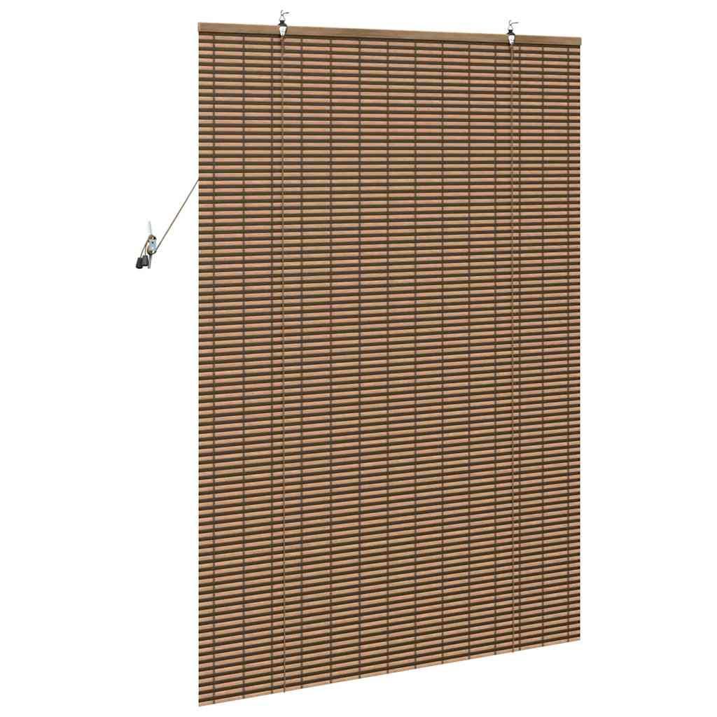 vidaXL Roleta brązowy 110 x 160 cm Bambus